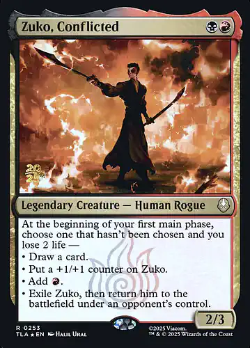 Zuko, Conflicted - tla Spoiler