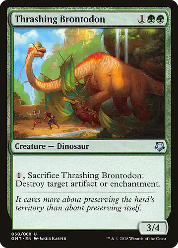 Thrashing Brontodon - gnt Spoiler