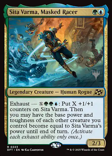 Sita Varma, Masked Racer - dft Spoiler