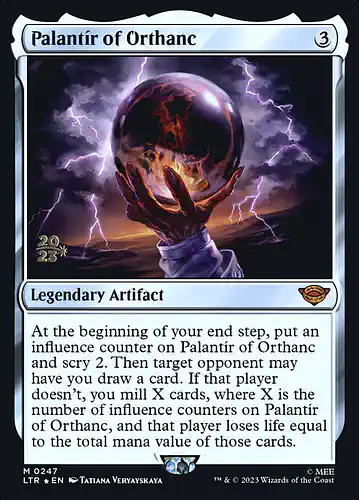 Palantír of Orthanc - ltr Spoiler