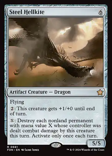 Steel Hellkite - fdn Spoiler