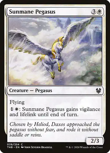 Sunmane Pegasus - thb Spoiler