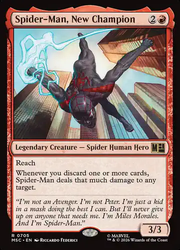 Spider-Man, New Champion - msc Spoiler