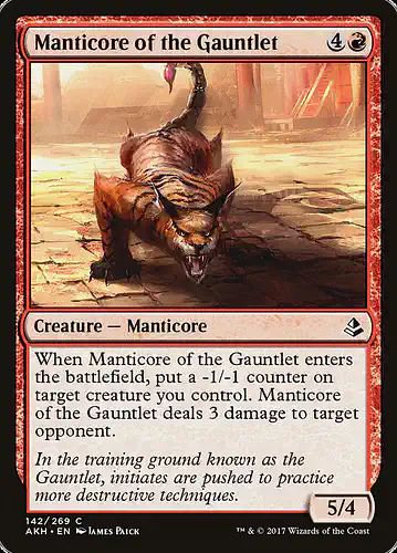 Manticore of the Gauntlet - akh Spoiler