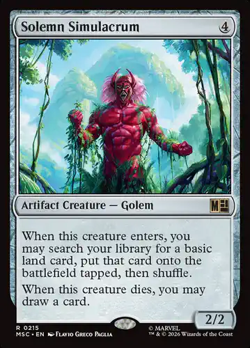 Solemn Simulacrum - msc Spoiler