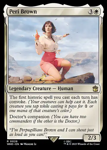 Peri Brown - who Spoiler