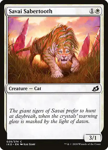 Savai Sabertooth - iko Spoiler