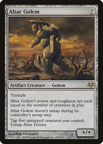 Altar Golem - eve Spoiler
