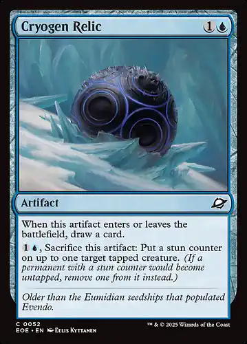 Cryogen Relic - eoe Spoiler