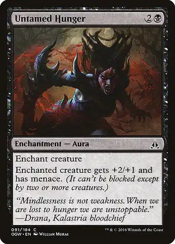 Untamed Hunger - ogw Spoiler