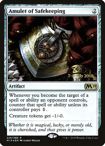 Amulet of Safekeeping - m19 Spoiler