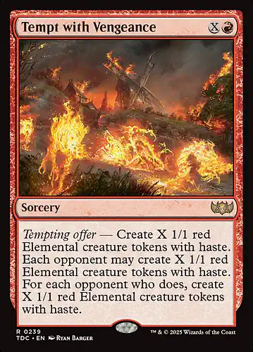 Tempt with Vengeance - tdc Spoiler
