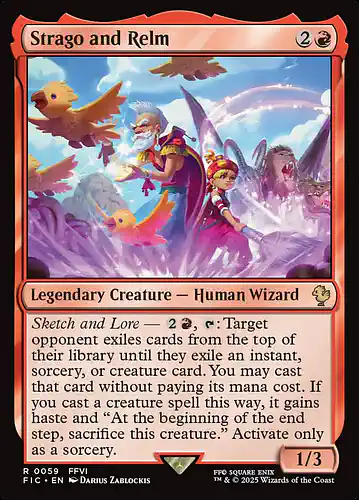 Strago and Relm - fic Spoiler