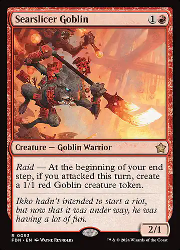 Searslicer Goblin - fdn Spoiler