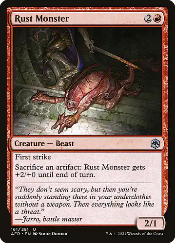 Rust Monster - afr Spoiler