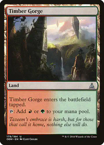 Timber Gorge - ogw Spoiler