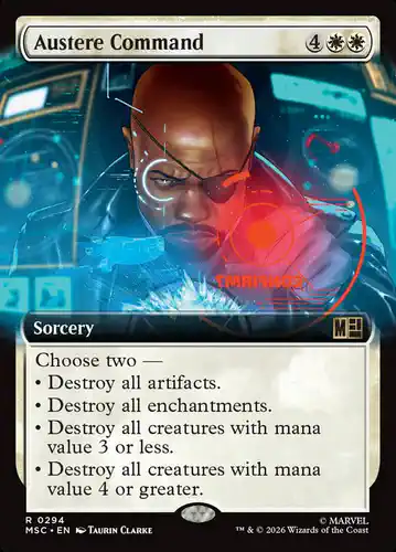 Austere Command - msc Spoiler