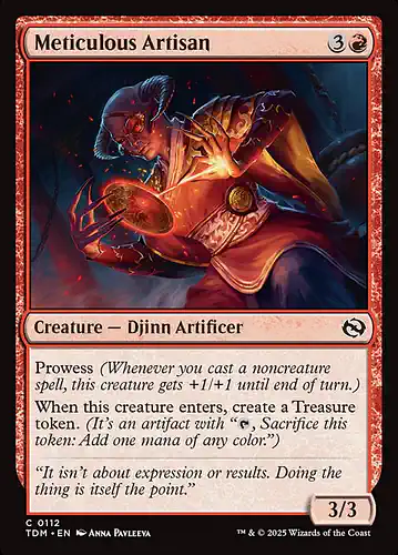 Meticulous Artisan - tdm Spoiler