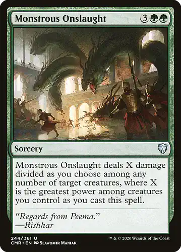 Monstrous Onslaught - cmr Spoiler