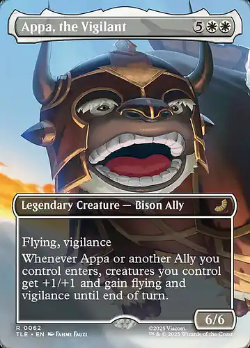 Appa, the Vigilant - tle Spoiler