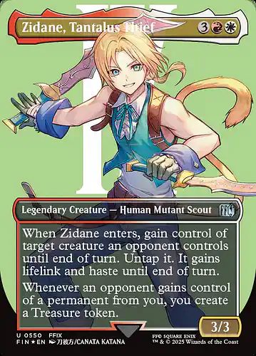Zidane, Tantalus Thief - fin Spoiler