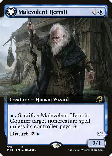 Malevolent Hermit - mid Spoiler