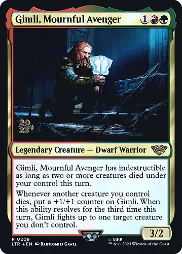 Gimli, Mournful Avenger - ltr Spoiler