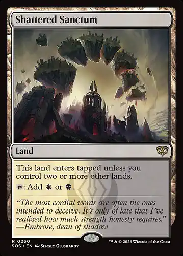 Shattered Sanctum - sos Spoiler