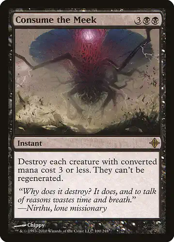 Consume the Meek - roe Spoiler