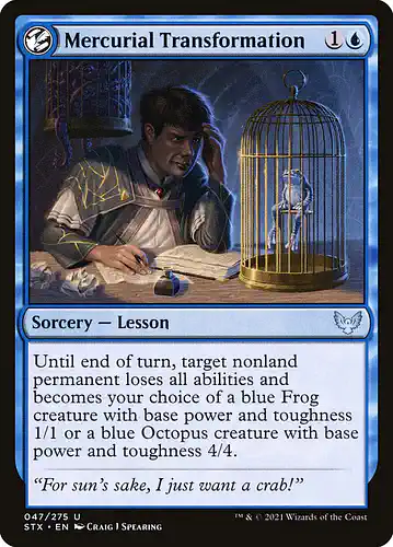 Mercurial Transformation - stx Spoiler