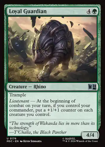 Loyal Guardian - msc Spoiler