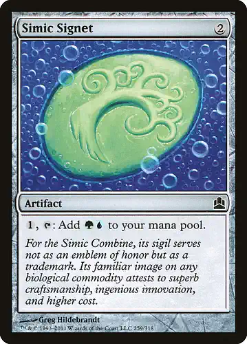 Simic Signet - cmd Spoiler