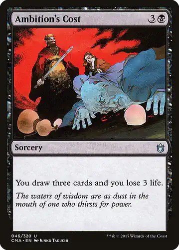 Ambition's Cost - cma Spoiler
