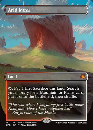 Arid Mesa - spg Spoiler