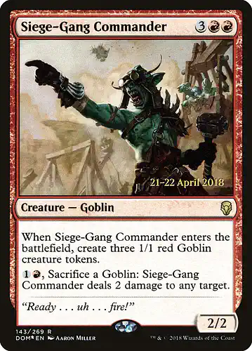 Siege-Gang Commander - dom Spoiler
