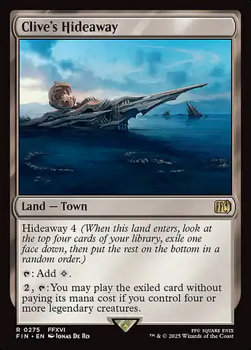 Clive's Hideaway - fin Spoiler