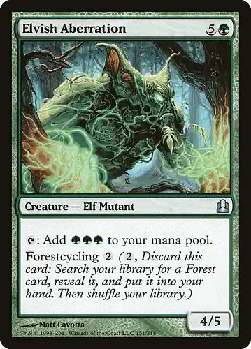Elvish Aberration - cmd Spoiler