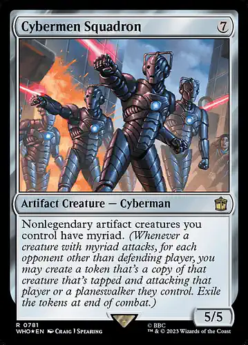 Cybermen Squadron - who Spoiler