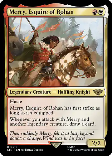 Merry, Esquire of Rohan - ltr Spoiler
