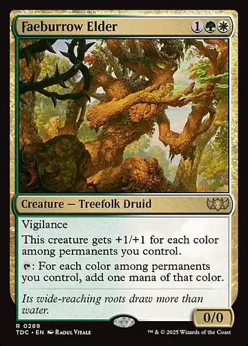 Faeburrow Elder - tdc Spoiler