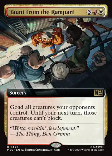 Taunt from the Rampart - msc Spoiler