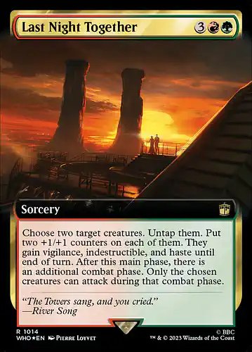 Last Night Together - who Spoiler