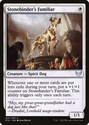 Stonebinder's Familiar - stx Spoiler