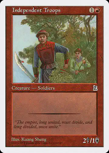 Independent Troops - ptk Spoiler