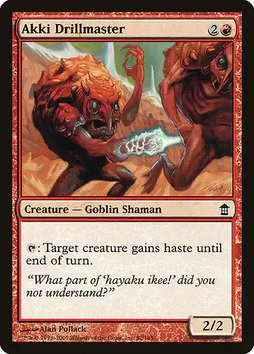 Akki Drillmaster - sok Spoiler