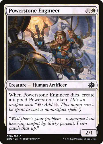 Powerstone Engineer - bro Spoiler