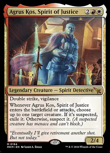 Agrus Kos, Spirit of Justice - mkm Spoiler