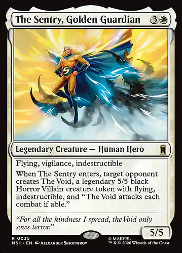The Sentry, Golden Guardian - msh Spoiler