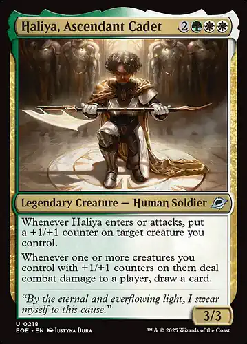 Haliya, Ascendant Cadet - eoe Spoiler