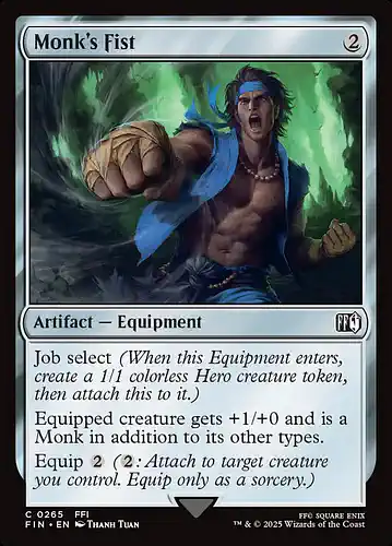 Monk's Fist - fin Spoiler